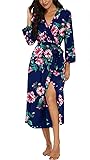 VINTATRE Women Kimono Robes Long Knit Bathrobe