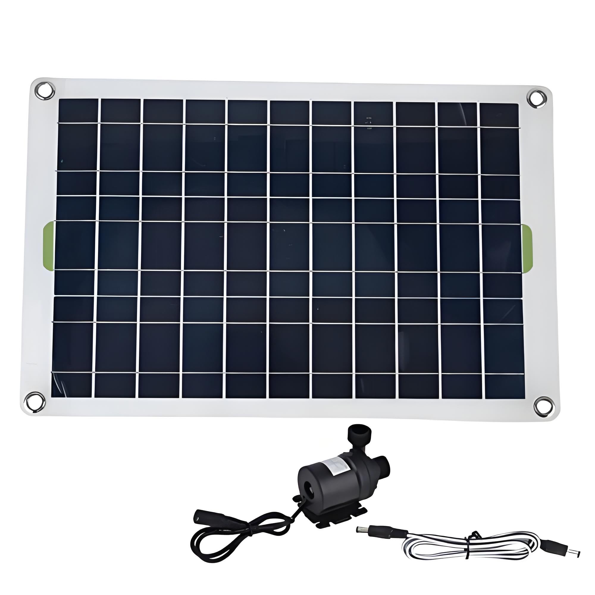 12V Solar Kit 50W Silicone Plastic Solar Pond Pump Durable Submersible for Sun Powered Fountain Pond