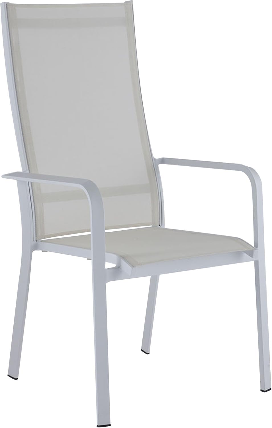 cosco outdoor living paloma steel patio dining chairs light gray sling on Cwryqhv5tv1ujm