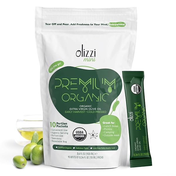 OLIVE OIL PACKETS – OLIZZI PREMIUM ORGANIC EXTRA...
