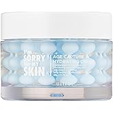 I'M SORRY FOR MY SKIN Age Capture Facial Cream, Korean Skin Care Moisturizer for Face and Neck with Hyaluronic Acid, Anti-Aging, Wrinkle Gel-Cream for Women (Blue - Hydrating Cream, 1.76 oz)