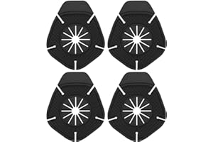 YINETTECH 4PCS Car Wiper Arm Hole Protection Pad Silicone Windshield Wiper Arm Hole Protector Dust Cover Accessories Universal for Most Cars Trucks Black