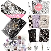 Kaciola 12PCS Inserts Cardstock for E-Reader, 50PCS Stickers for Clear Case Insert, 6.9