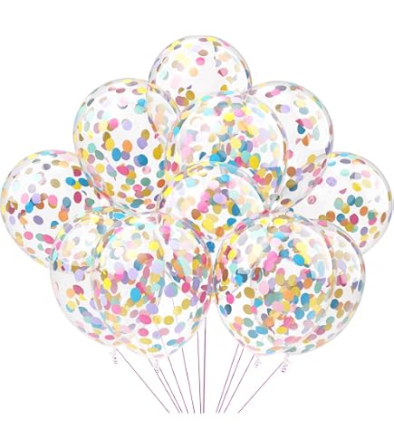 Amscan Palloncino In Stagnola Happy Birthday, 1 Pezzo, Multicolore Con Scritta Auguri E Pois - 3