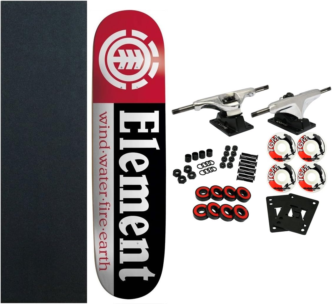Element Skateboards Section Complete Skateboard Black