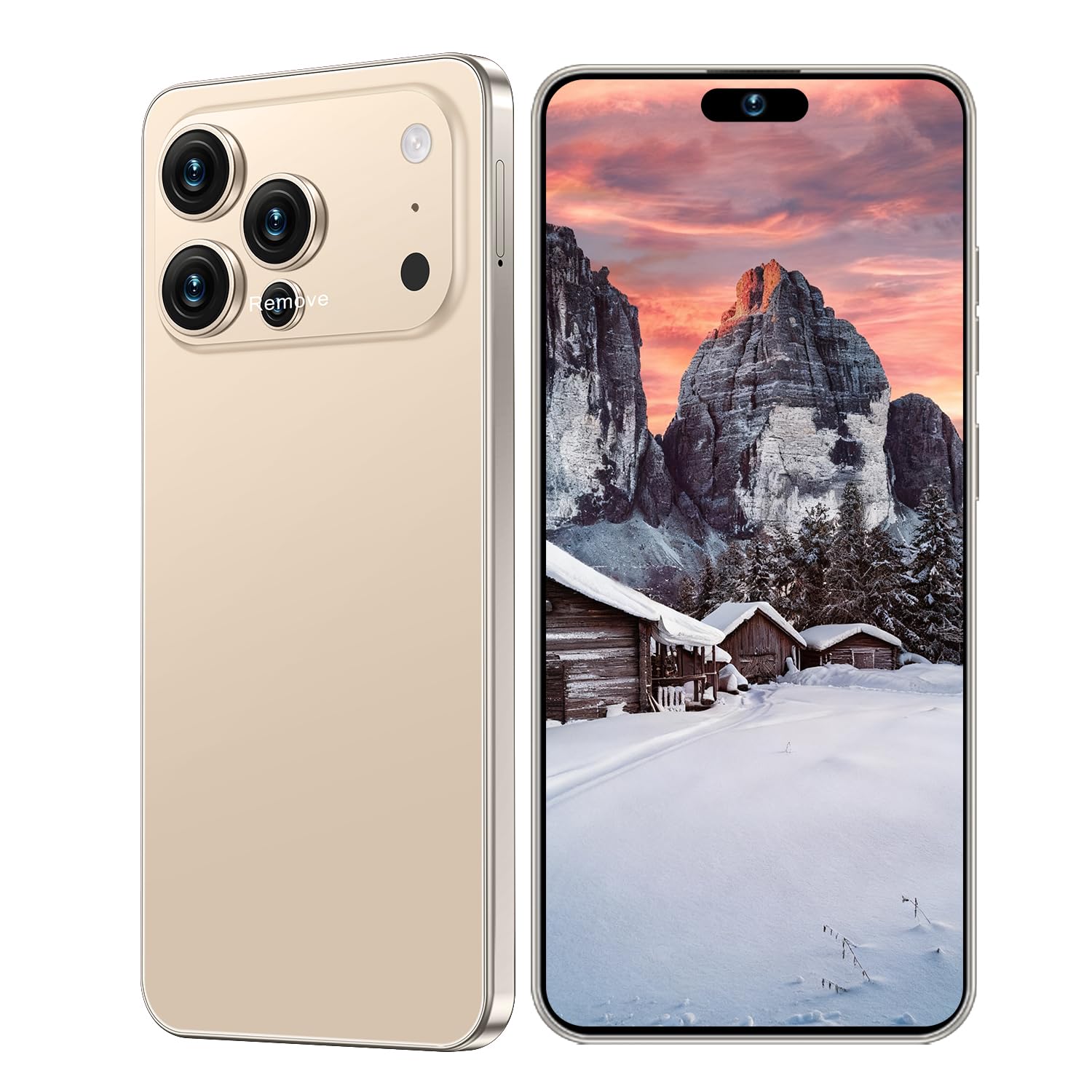 Photo 1 of Ecshock 17PROMA X Unlocked Phone | Cell Phone Android 15.0 | 16+512GB Smartphone| 6.99" HD Display | Long Battery Life 7000mAh | 68+108MP Zoom Camera| Fingerprint Lock | with Dual SIM (Gold)