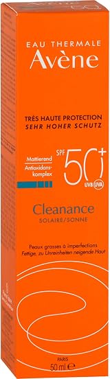 Avene SOL SPF 50+ Cleanance Face Sun Protection 50ml view 4