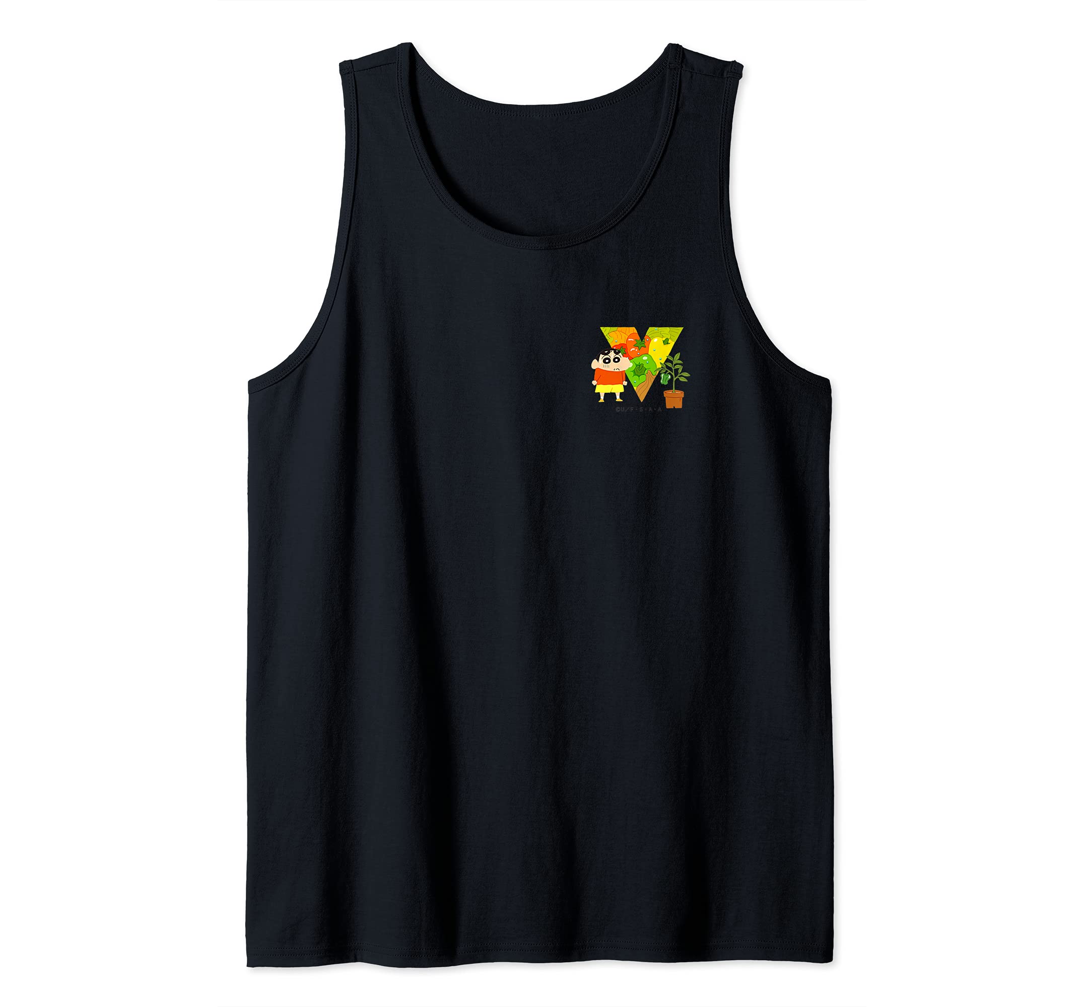 Crayon Shin-chan FUN! FUN! STUDY A to Z ”V” one point Tank Top