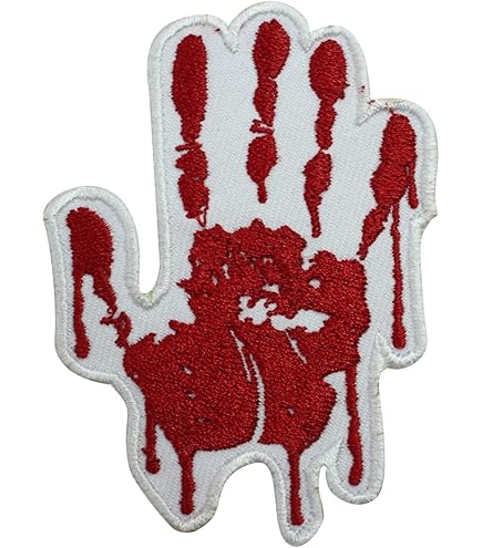 ZEGINs Skull Dagger Knife Patch Embroidered Applique Badge Iron On Sew