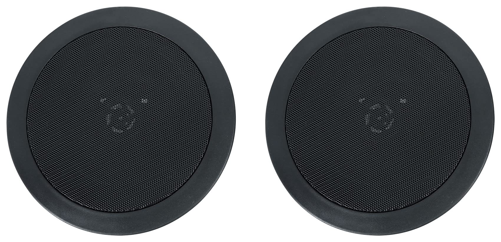 Rockville Bundle: RPA60BT V2 Bluetooth Karaoke Amp Mixer Bundle with (8) HC55-16 in-Ceiling Home Theater Speakers, Rock Shaker Subwoofer Sub, RCDR25B Dual RCA to Dual RCA Pro Audio Cable (11 Items)