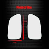 Ampper Large Frameless Blind Spot Mirrors Pack of 2 - 2.72 x 1.69 in view 7