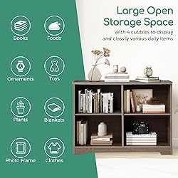 Airdown Bookcase with Open Adjustable