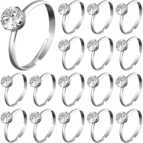Customer Reviews For Naler Bridal Shower Rings 52 Pack Rose Gold Diamond Engagement Rings For Wedding Party Favors Table Decorations Cupcake Toppers