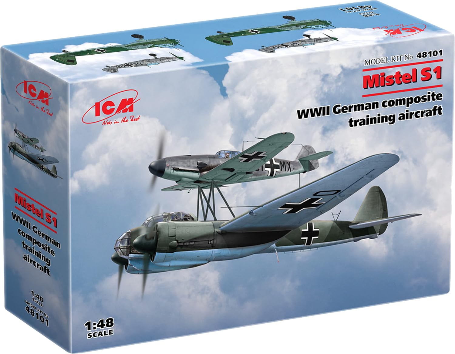 ICM ICM48101 Scale Model kit, Black