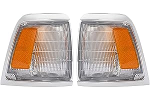 HECASA Pair Corner Lights Compatible with 1992-1995 Toyota Pick-Up Truck Replacement for 8161035100 8162035100 Corner Lamps A