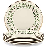 Lenox 835218 Holiday Salad Plate Set, Buy 3 Get 6