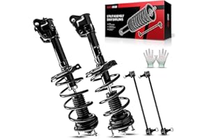 Torchbeam Front Shock Absorber,Amortiguadores Delanteros Fit For Honda Pilot 2009 2010 2011 2012 2013 2014 2015 172205,172206 * 2 Automotive Replacement Struts 2 Stabilizer Sway Bar End Links