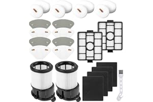 Replacement for Shark IP3251,IP3253 Cordless PowerDetect vacuum,2Auto-empty Dock Filter,4Pre-motor Filter Assembly,2Handheld 