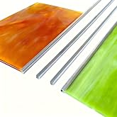 Zinc Came 1/8" for Stained Glass, 36 Feet (3ft x 12 Strips), U Channel Zinc Hobby Came, Easy to Bend and Solder for Hobbyists