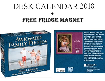 Awkward familia fotos oficiales bloque escritorio calendario 2018 ...