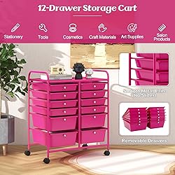 GOFLAME 12-Drawer Rolling Storage