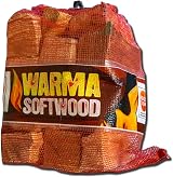 Warma Softwood Firewood Logs 75L Kiln Dried Easy to Light 3 x 25L Nets view 5