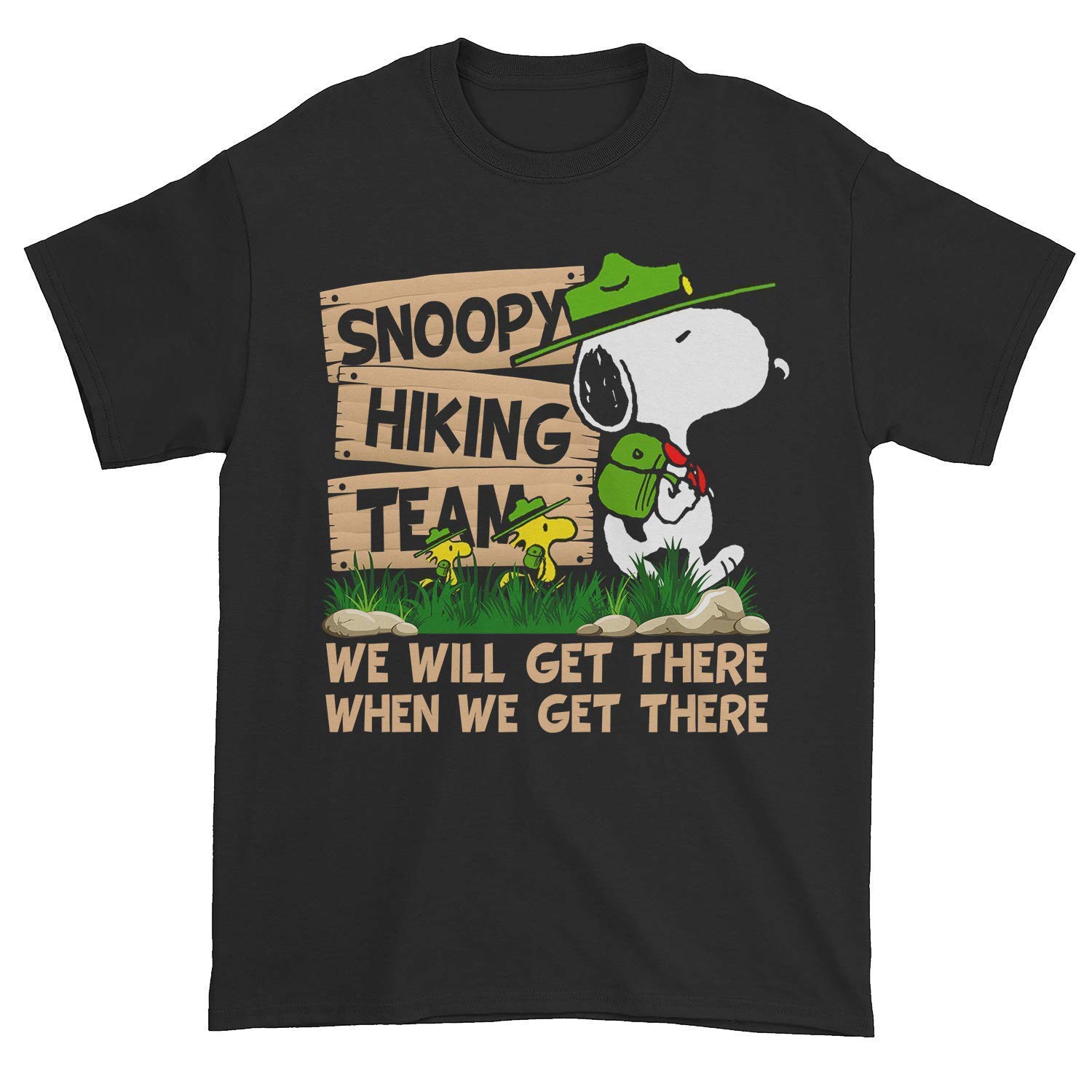 Snoopy Hiking Team We Will Get There When We Get There T-shirt, , Sweater, 