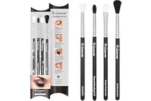 LAMORA Eyeshadow Brush Set Blending Brushes - Eye Makeup Brushes Eyeshadow Kit - Smoky Eye Brush Set - For Shading or Blending of Eye Shadow Cream Powder Highlighter