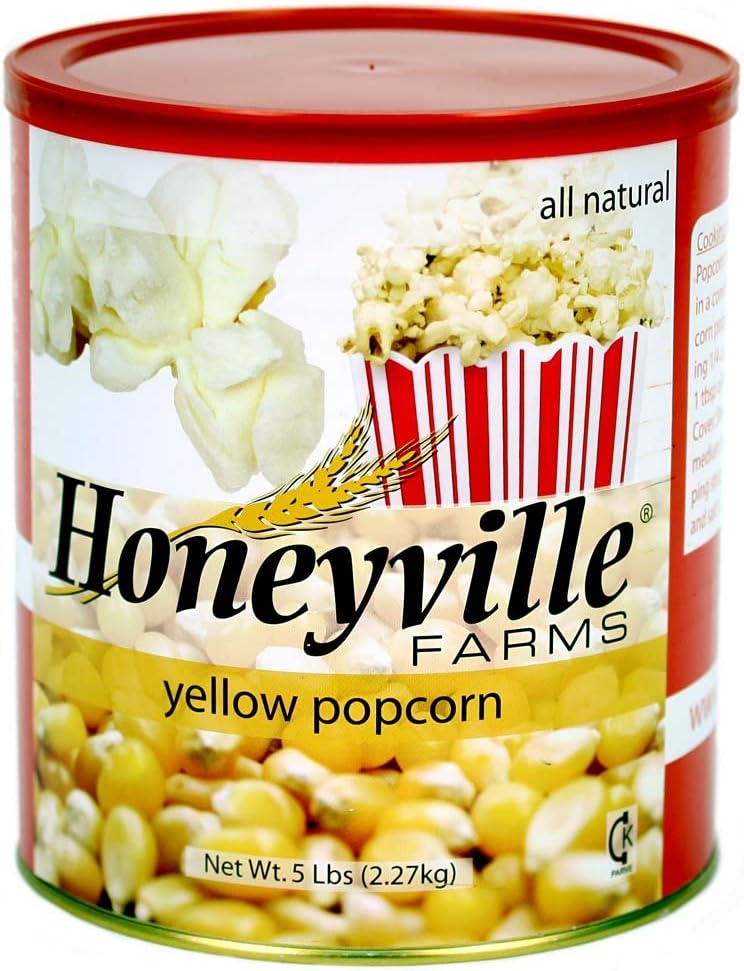 Yellow Popcorn - 6 Can Case - 30 Pounds