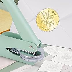 OFCCUSTOM Book Embosser Custom Embosser Stamp with