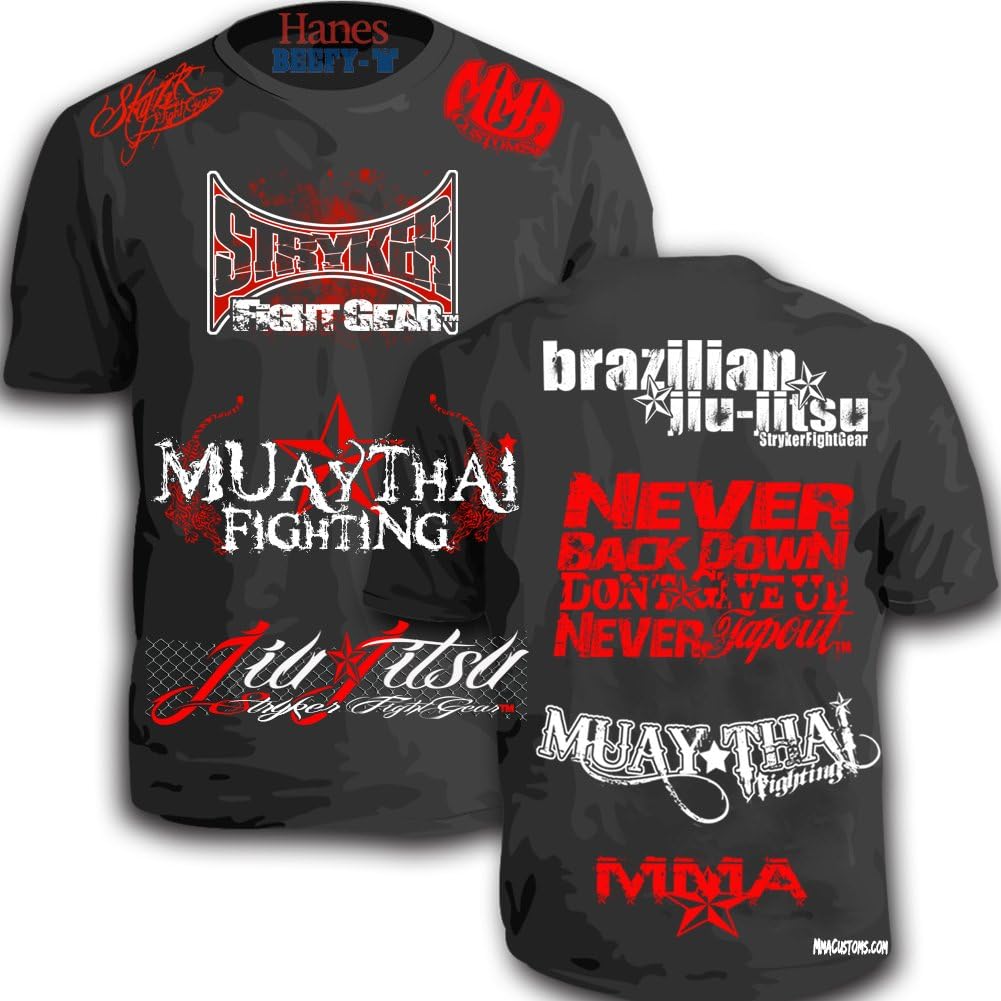 Mmacustoms Stryker Signature Walk Out Shirt Never Tapout