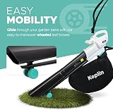 Keplin 3-in-1 Leaf Blower Garden Vacuum Mulcher 3500W 35L Bag 10m Cable view 5
