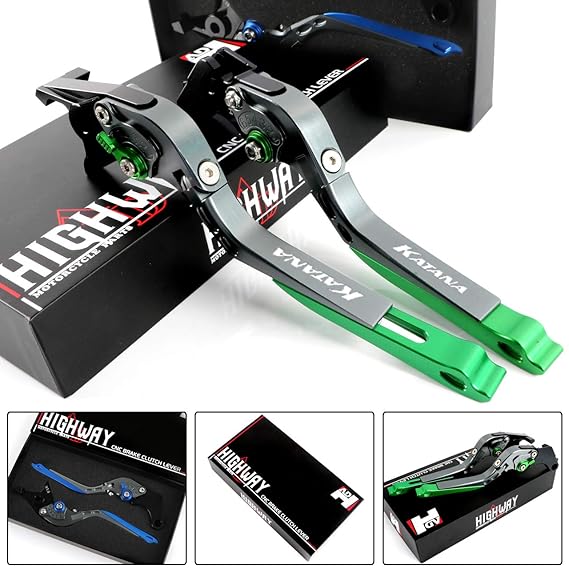 Amazon.com: Motorcycle Folding Extendable Adjustable CNC ...