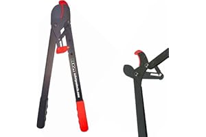 EZ Kut BranchCutter Anvil Loppers. Ratcheting Tree Cutter - Sub Compact Lightweight Packable Loppers best Tree Branch Cutter - Yard Tools Since 1988