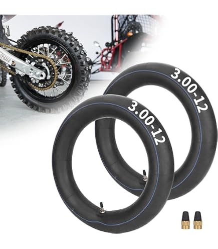 Rear Tire 80/100-12 Inner Tube 3.00-12 3.00x12 Trail Dirt Bike - Foto 6