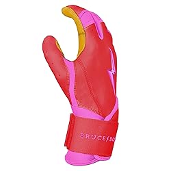BRUCE BOLT Bader Series Long Cuff Pink Batting