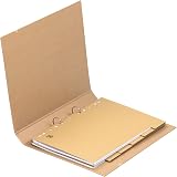 Oxford A4 Lever Arch File 40mm Spine 2 D-Rings Recycled Kraft Eco Filing view 4