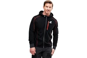 RevolutionRace Men's Trekker Hoodie, Fleece Jacket Great for Hiking and Outdoor Adventures