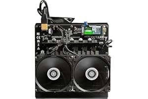 NerdOctaxe Bitcoin Solo Miner, 15TH/s ASIC, 8× BM1370 Chips, ~200W, Open-Source AxeOS, Dual-Fan Cooling with PSU