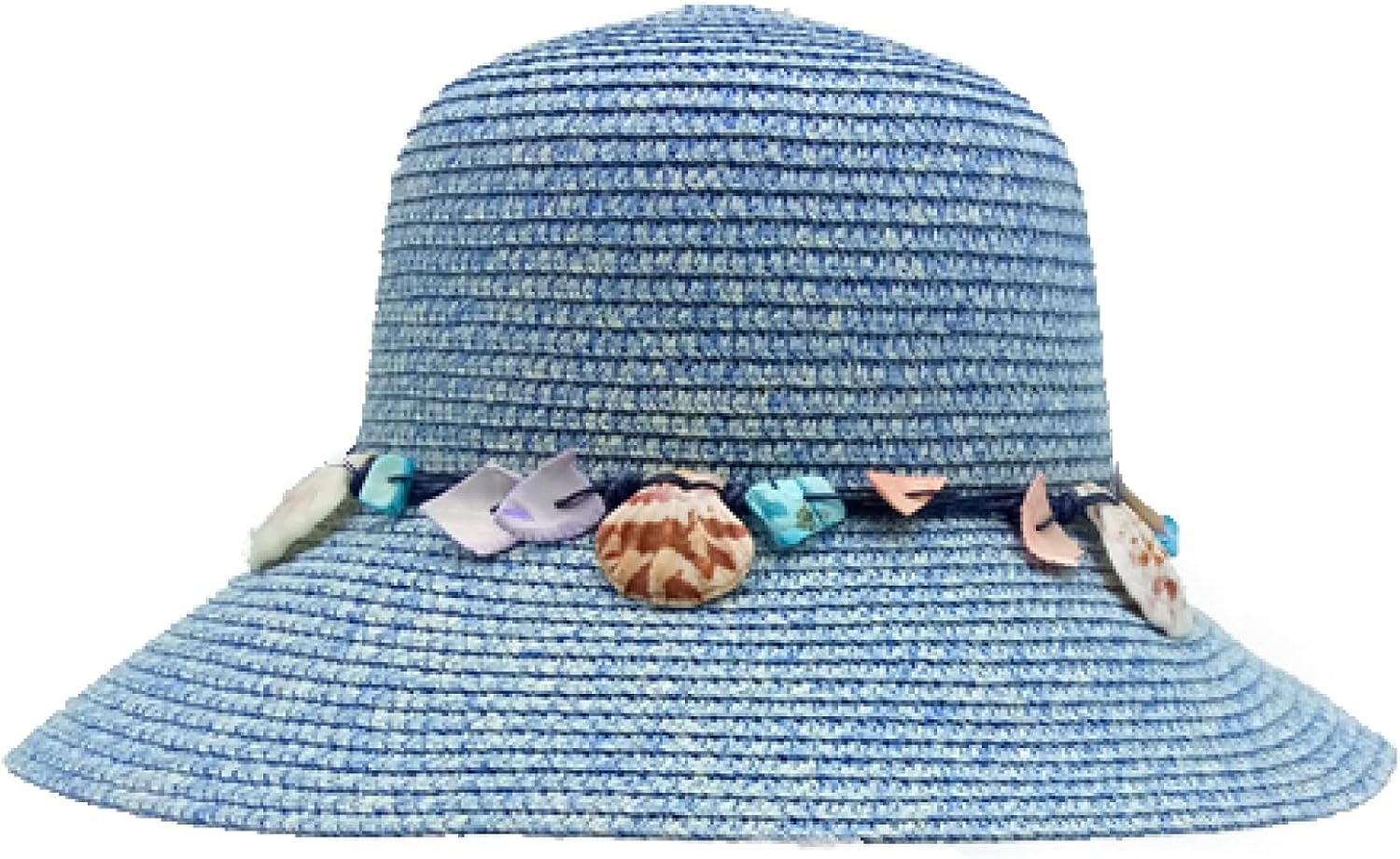 Hot Weather Sun Hats for Women Classic Wide Brim Fedora HandWoven