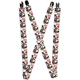 Buckle-Down Buckle-Down Suspender - Queen of Broken Hearts Accessory, Queen of Broken Hearts, One Size