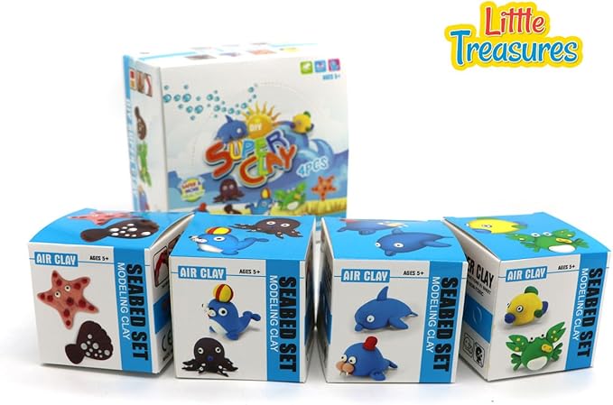 clay modelling sea animals