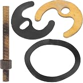 DOITOOL Faucet Fixing Bracket 1 Set Faucet Mounting Nut and Washer Stainless Steel Accessories for Kitchen Tap Sink Replacement Repair