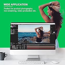 Aimosen 10 X 8 FT Green Screen Backdrop for