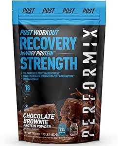 Performix Iowhey Protein Powder 18 Servings 100 Whey Isolate Protein For Quick Absorption And Post Workout 22g Protein Low Carb And No Sugar Chocolate Brownie 1 15 Pound Pack Of 1 Health Household Amazon Com