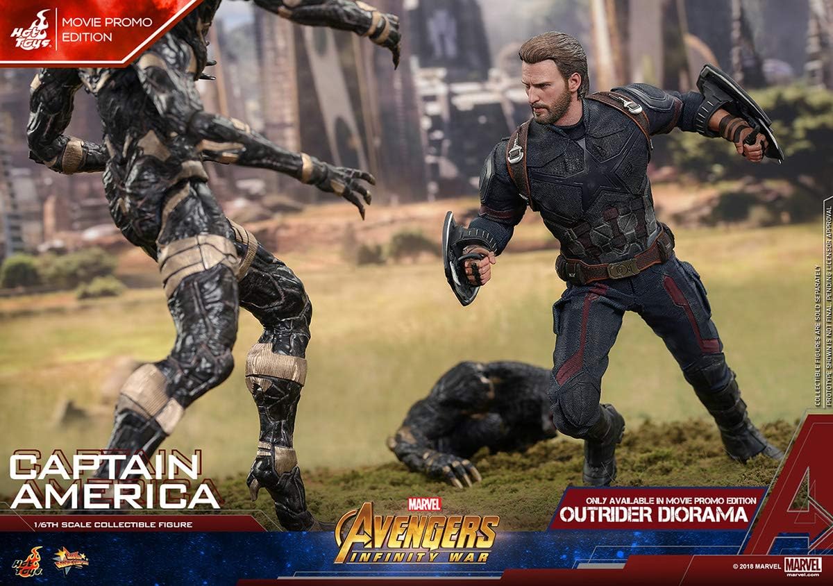 hot toys infinity war captain america movie promo