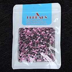 LPBeads 3000 Pieces SS16 Pink Hotfix Rhinestones