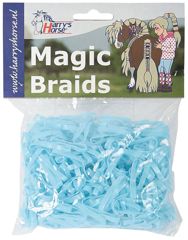 Harry's Horse Magic braids, zak, colour: light blue