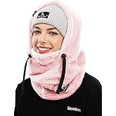 Shy Velvet Balaclava Wind-Resistant Winter Face Mask,Fleece Ski Mask for Men and Women,Warm Face Cover Hat Cap Scarf