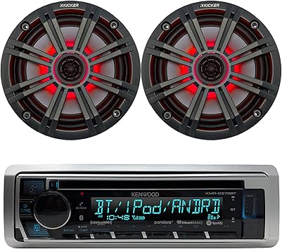 kenwood marine radio and speakers